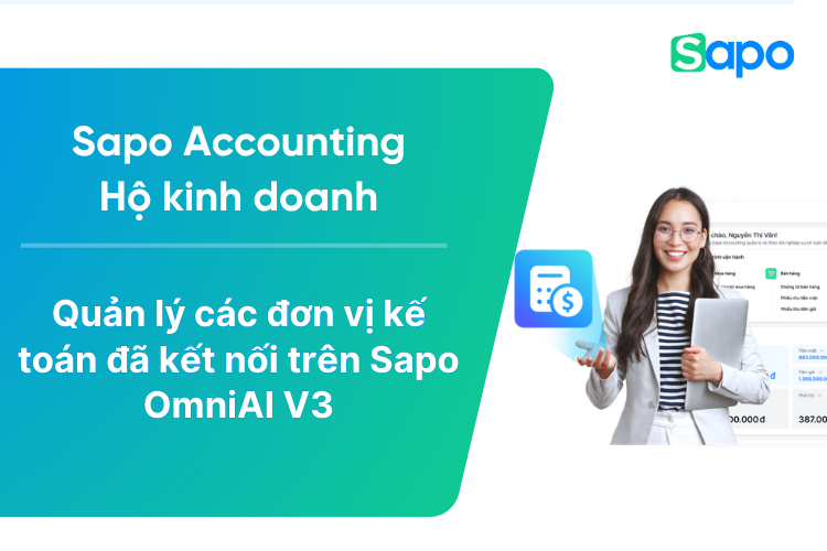 Quản lý các đơn vị kế toán đã kết nối trên Sapo OmniAI