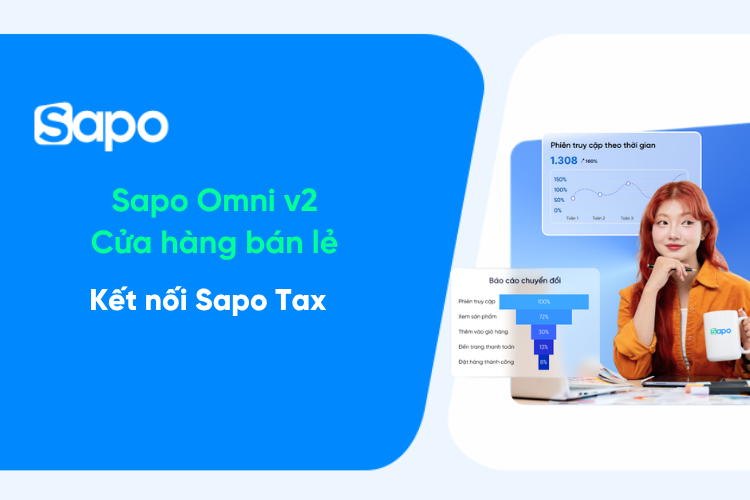 Kết nối với ứng dụng Sapo Tax trên Sapo Omni
