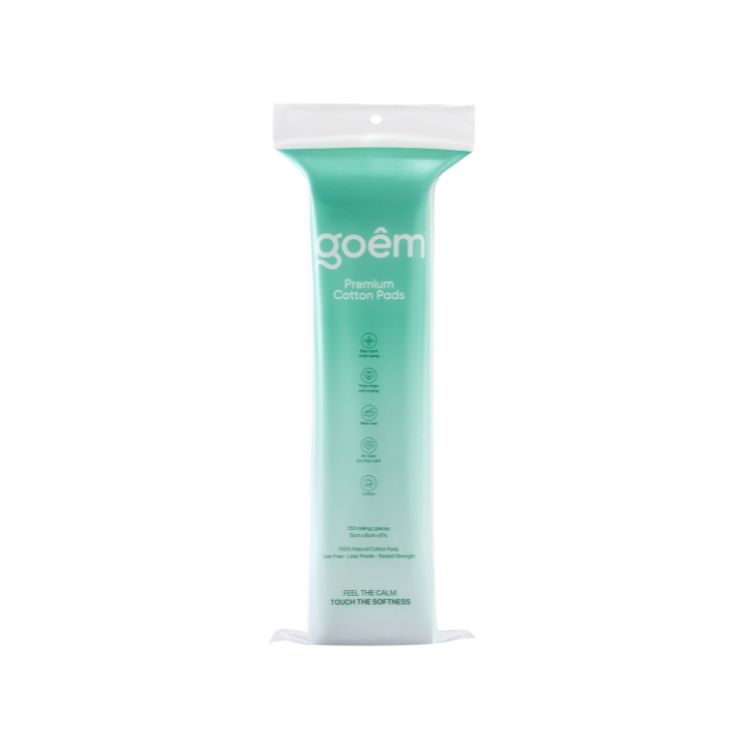 Bông Tẩy Trang Cao Cấp Goêm 100% Cotton Miếng Vuông 150m