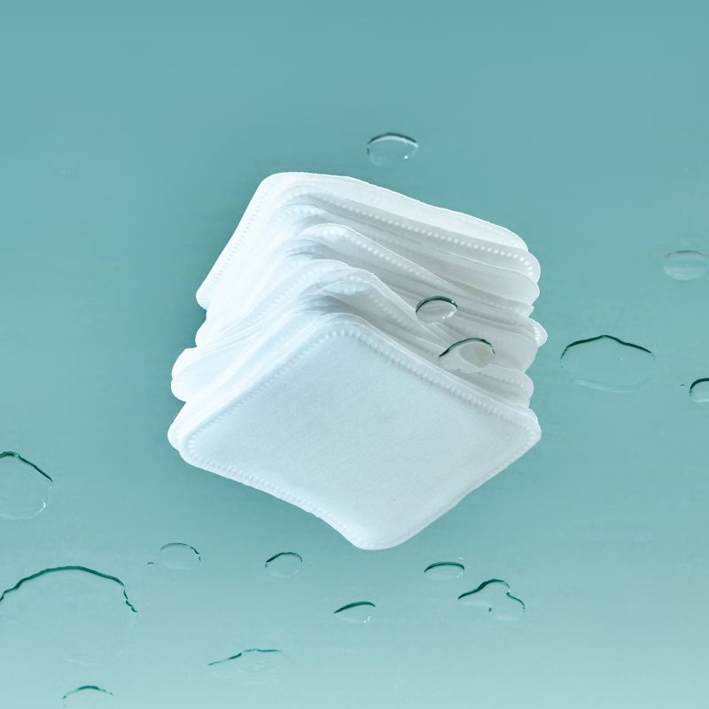 Bông Tẩy Trang Cao Cấp Goêm 100% Cotton Miếng Vuông Lớn 100m