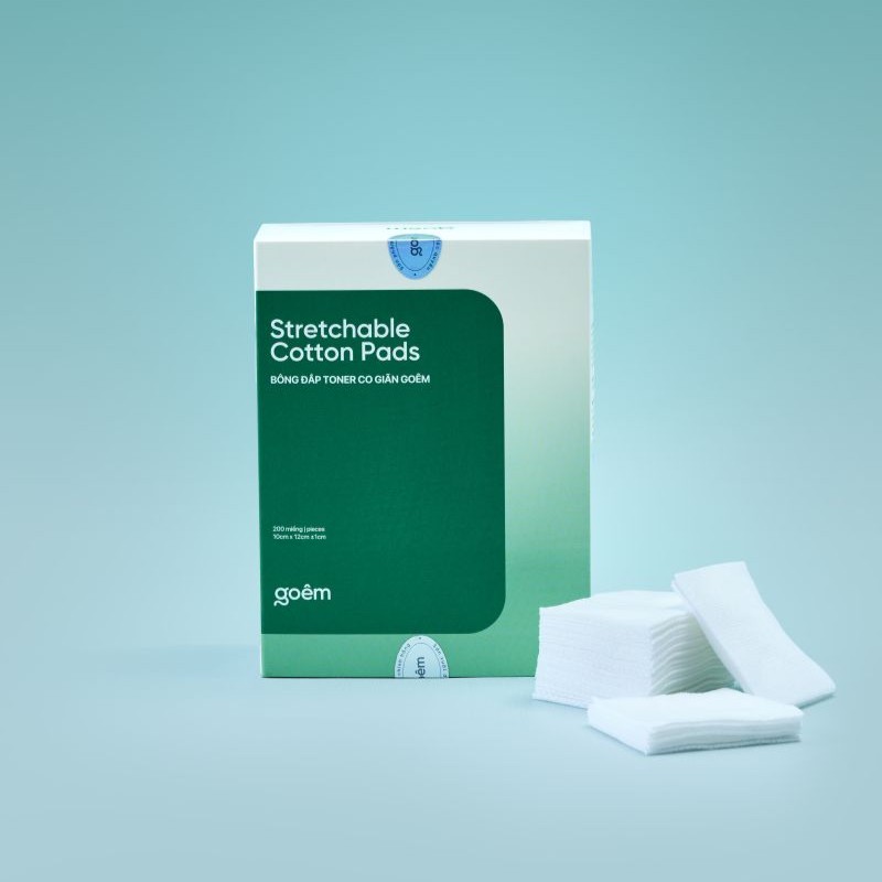 Bông Đắp Toner Co Giãn Goêm Stretchable Cotton Pads 200m
