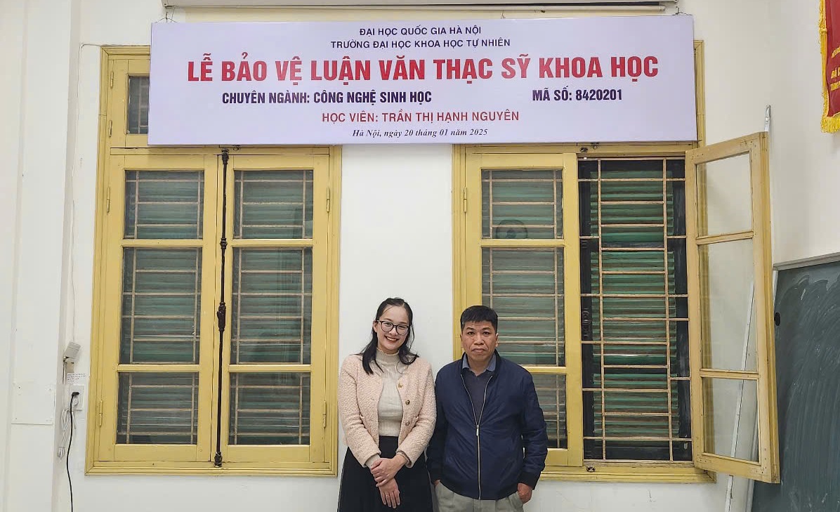Lễ bảo vệ Luận văn Thạc sĩ chuyên ngành Sinh học Thực nghiệm và Công nghệ Sinh học tại KLEPT