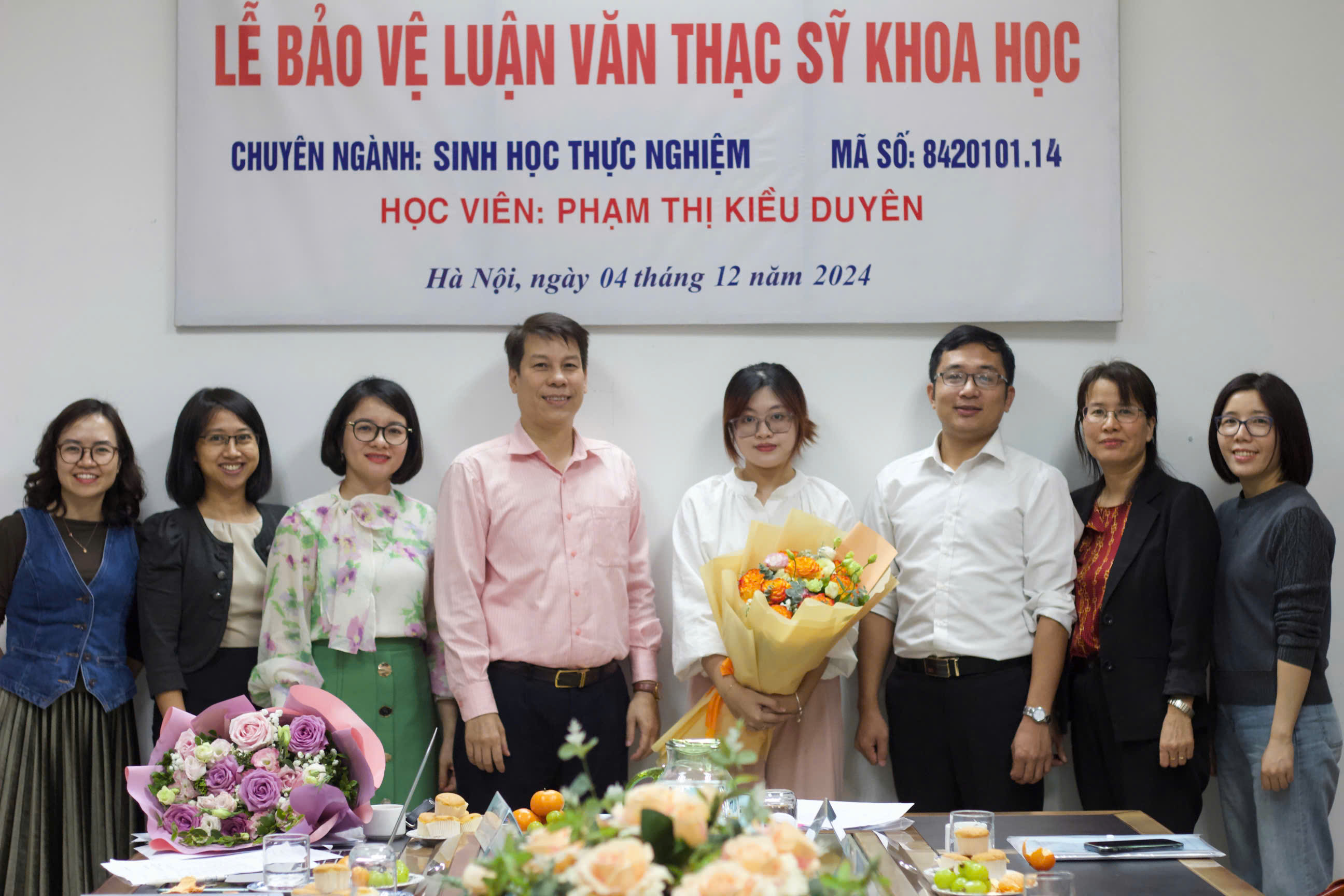 Học viên nghiên cứu theo định hướng “tăng trưởng xanh” bảo vệ thành công Luận văn Thạc sĩ Khoa học tại KLEPT