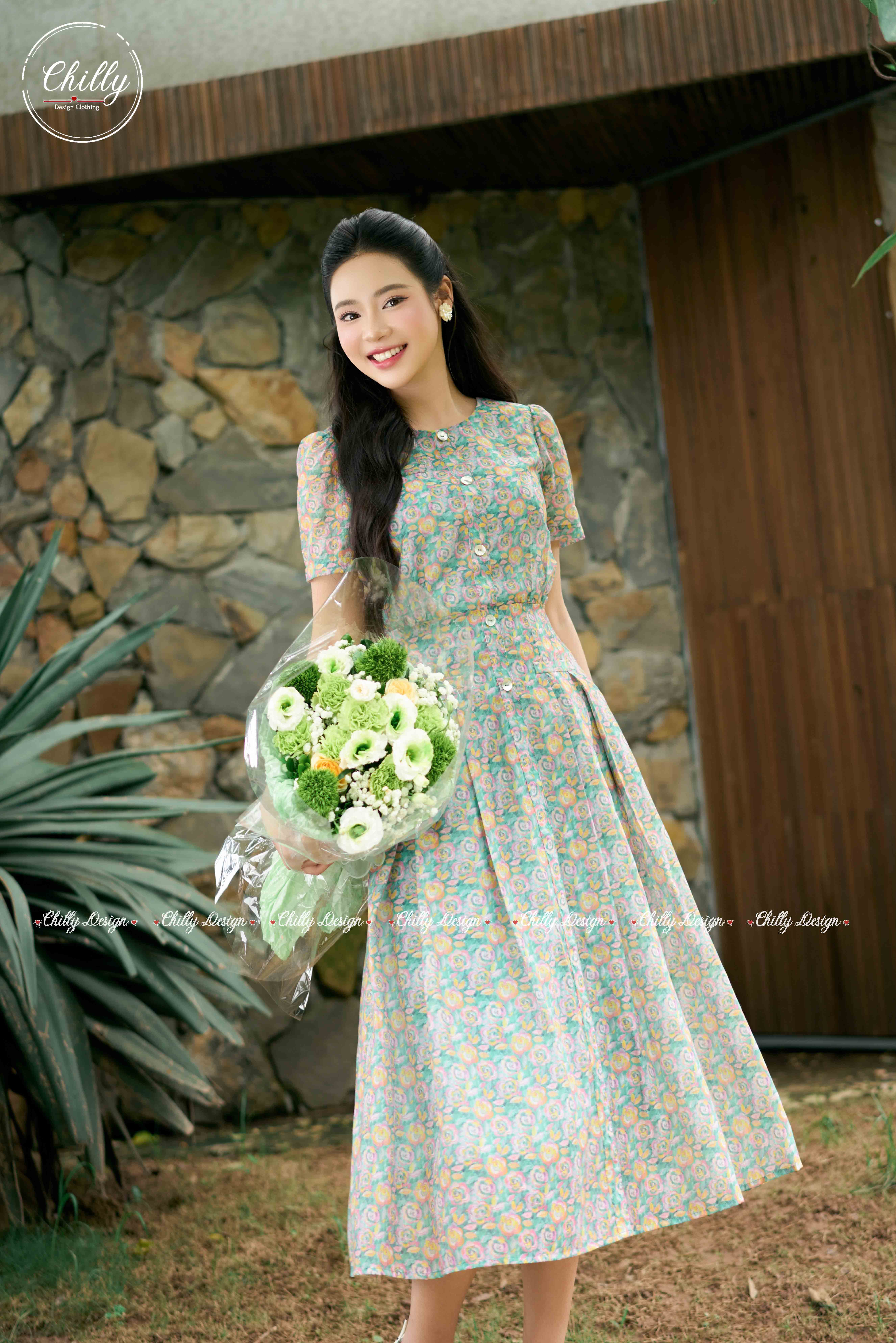 Đầm liền CDL002