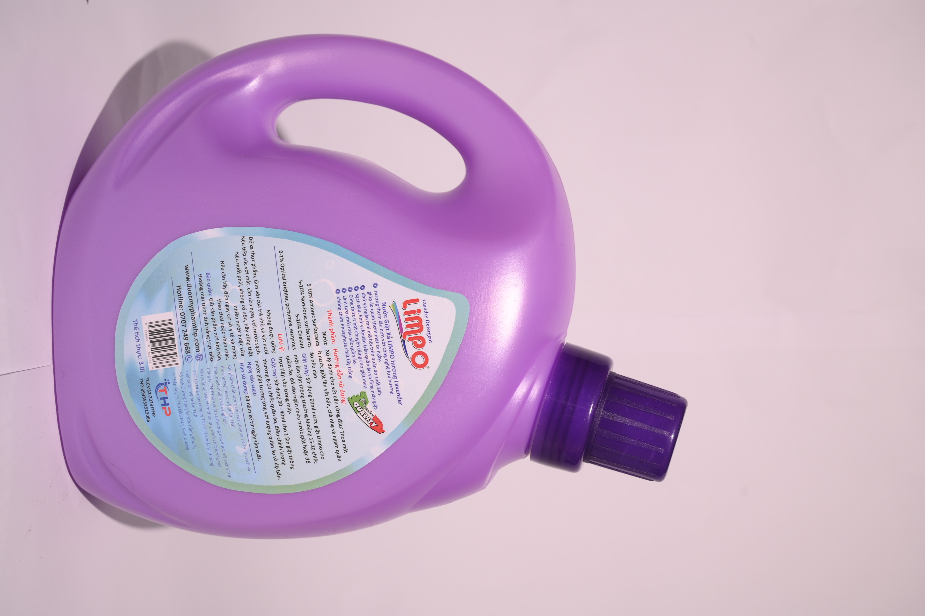 Nước Giặt Xả Limpo Hương Lavender 3 Lít