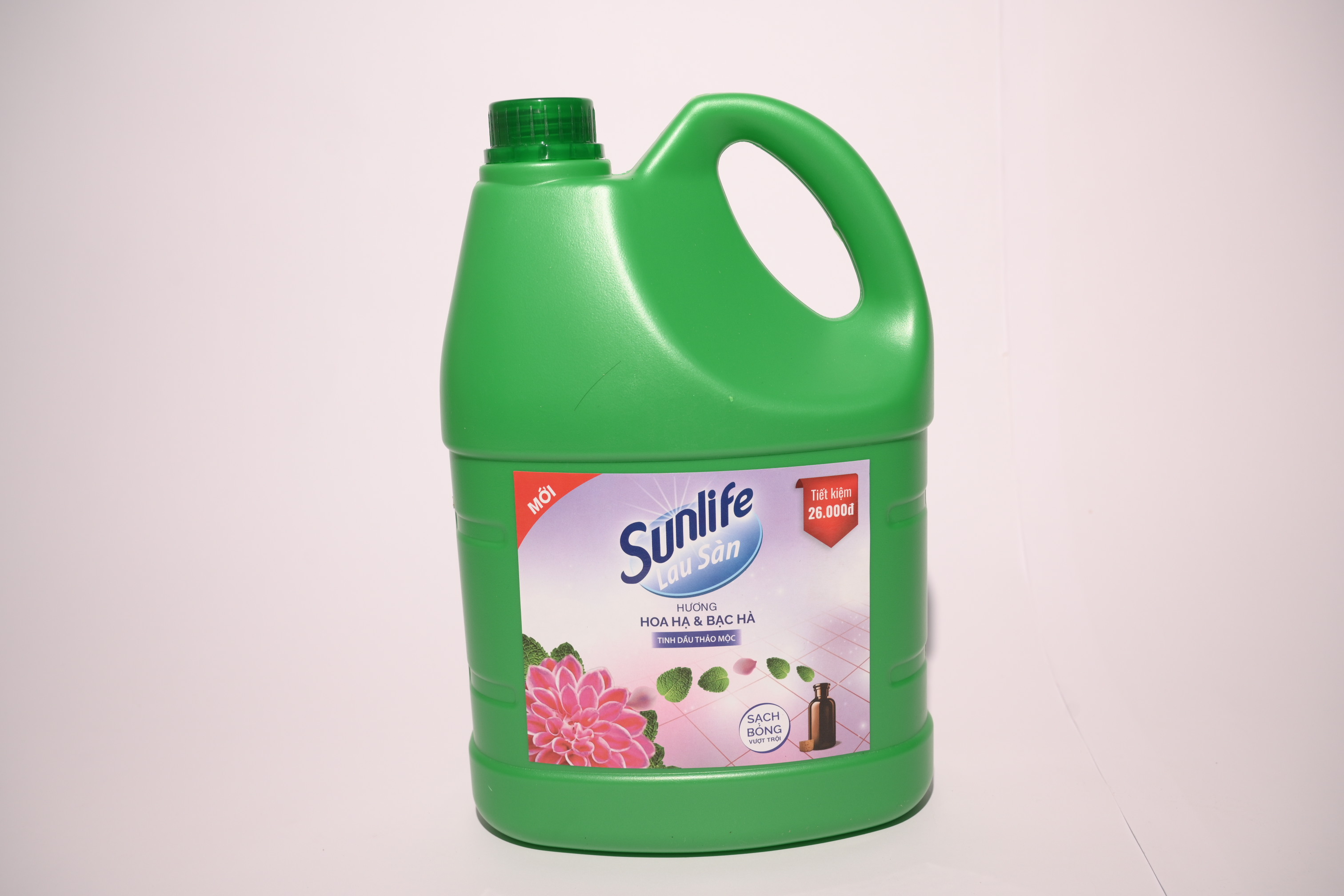 Nước lau sàn Sunlife hương hoa hạ và bạc hà 3.6 Lít - Kết hợp hoàn hảo giữa sức mạnh và hương thơm!