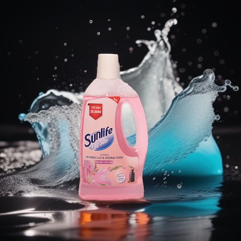 Nước Lau Sàn Sunlife Hương Lily 1 Lít