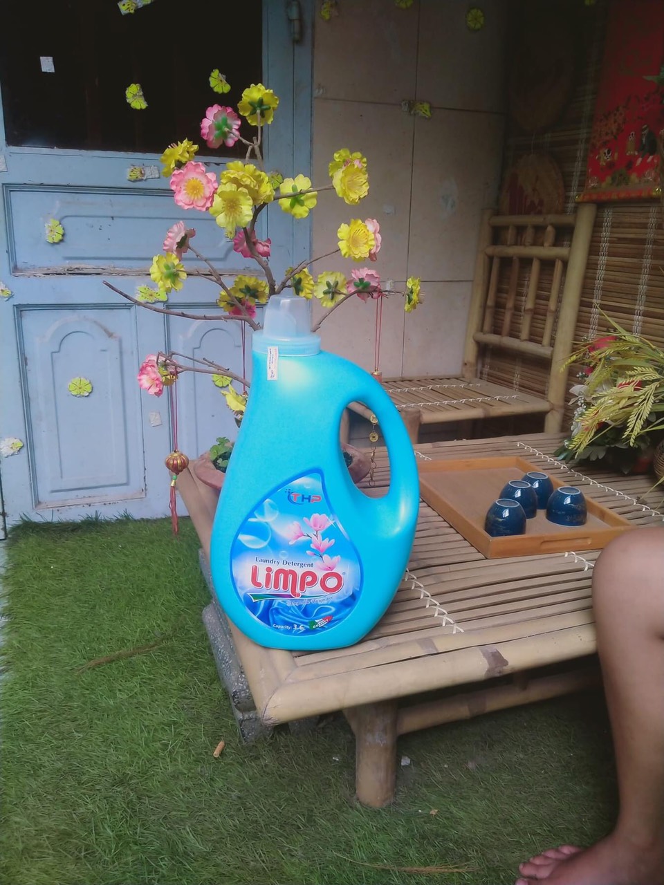 Nước Giặt Xả LIMPO Hương phấn hoa  3,6 Lít