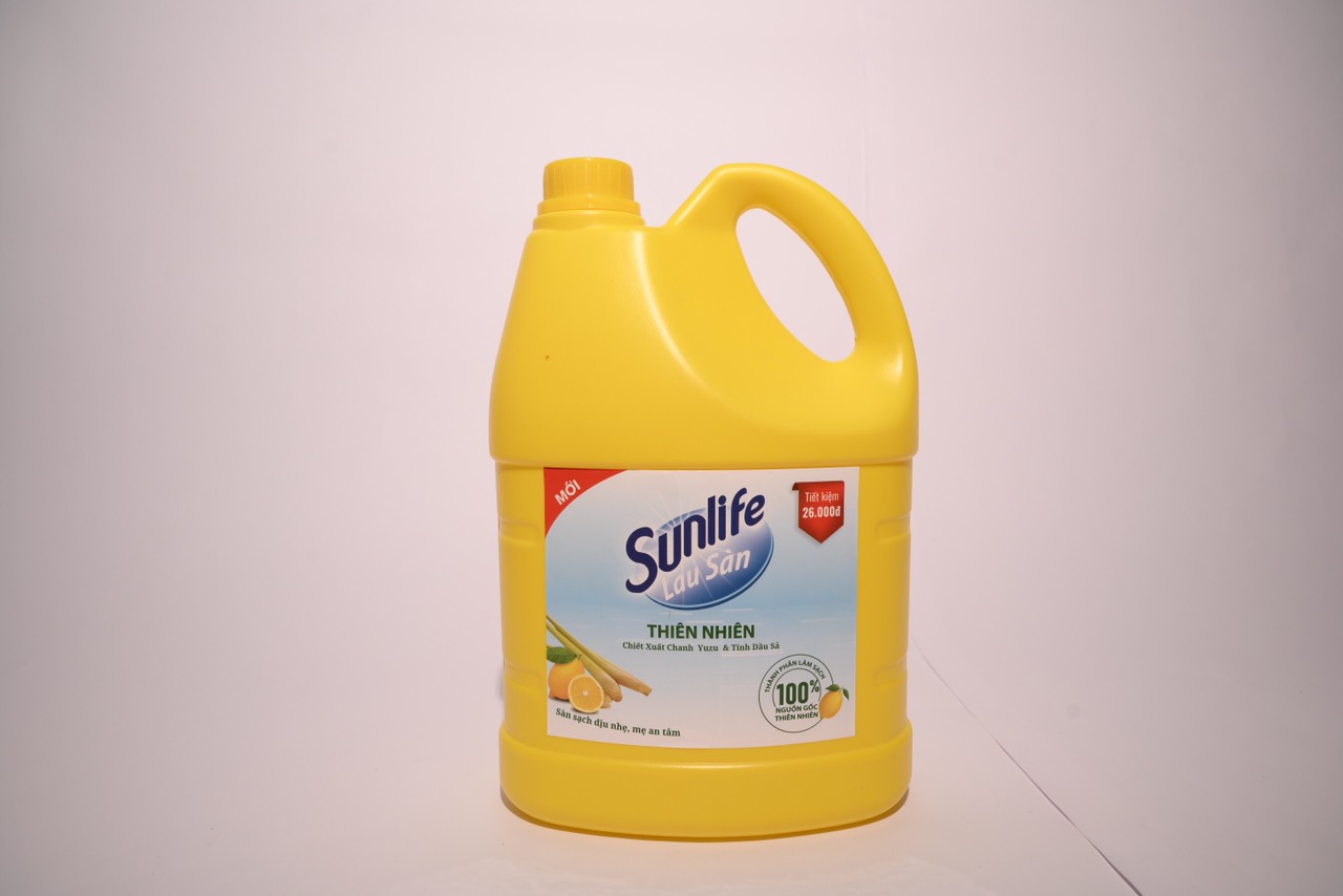 Nước Lau Sàn SUNLIFE Hương Chanh Sả  - 3,6 Lít  Sự Tươi Mát và Sạch Sẽ Cho Mọi Góc Nhà!