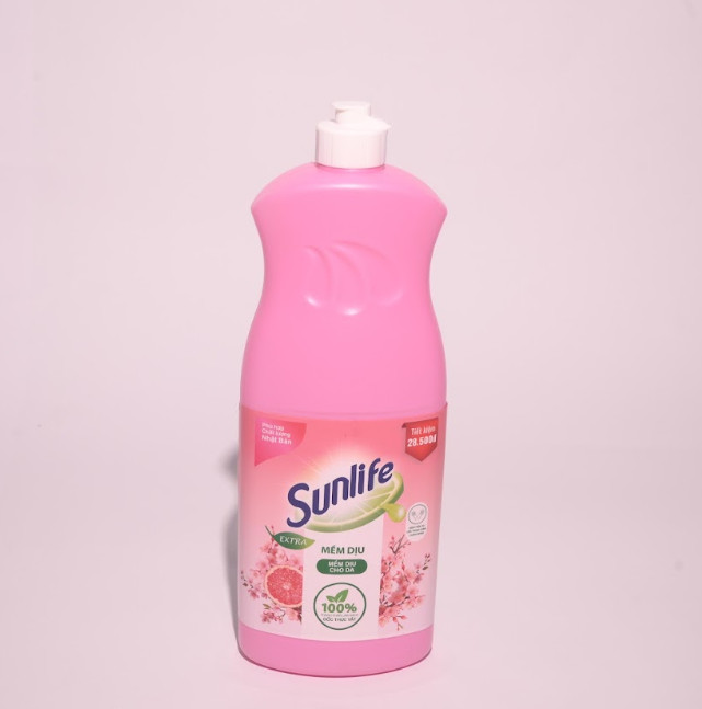 Nước Rửa Chén Sunlife Hương Bưởi + Hoa Anh Đào 800ml