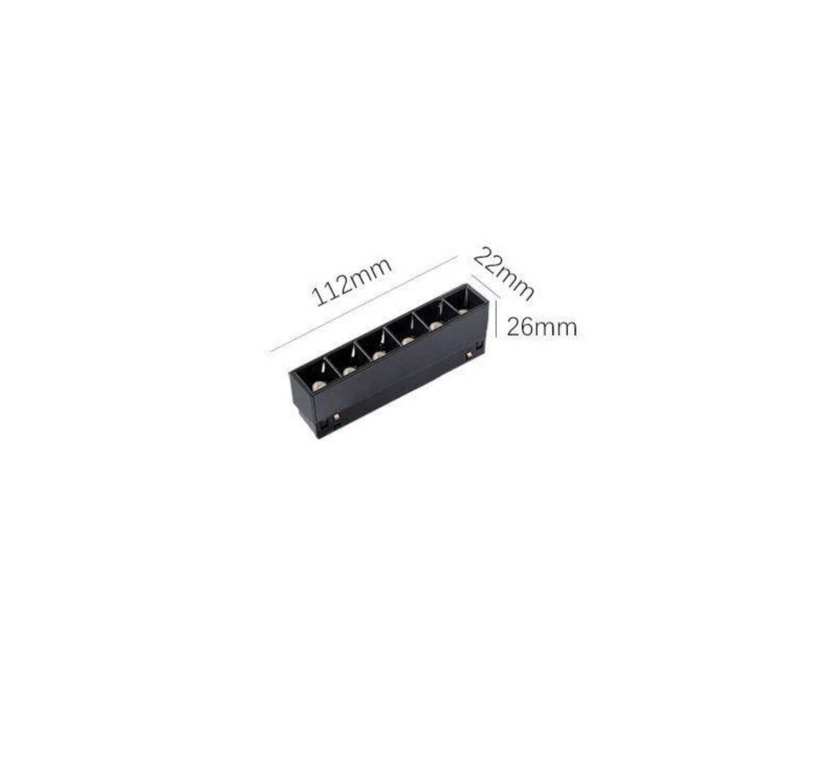 Đèn thanh chiếu điểm - ray nam châm - 6W