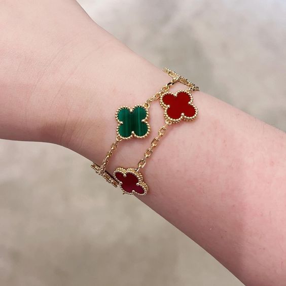 Clover Bracelet - Green