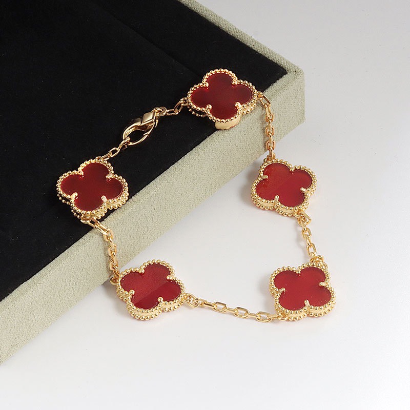 Clover Bracelet - Red