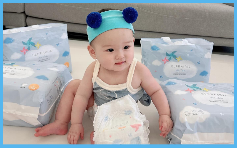 Công nghệ đai chun mềm mại đặc biệt của bỉm nội địa hàn Elprairie