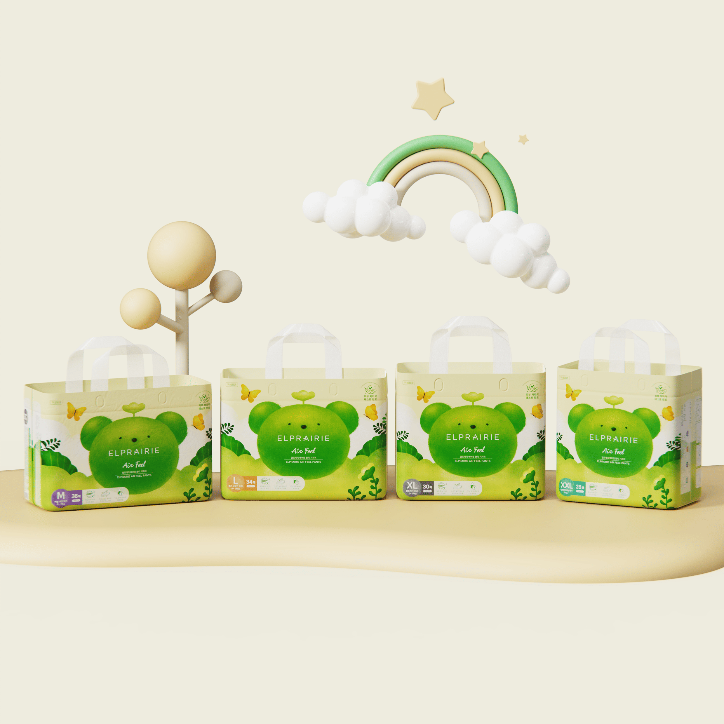 Bỉm Quần Air-Feel L34