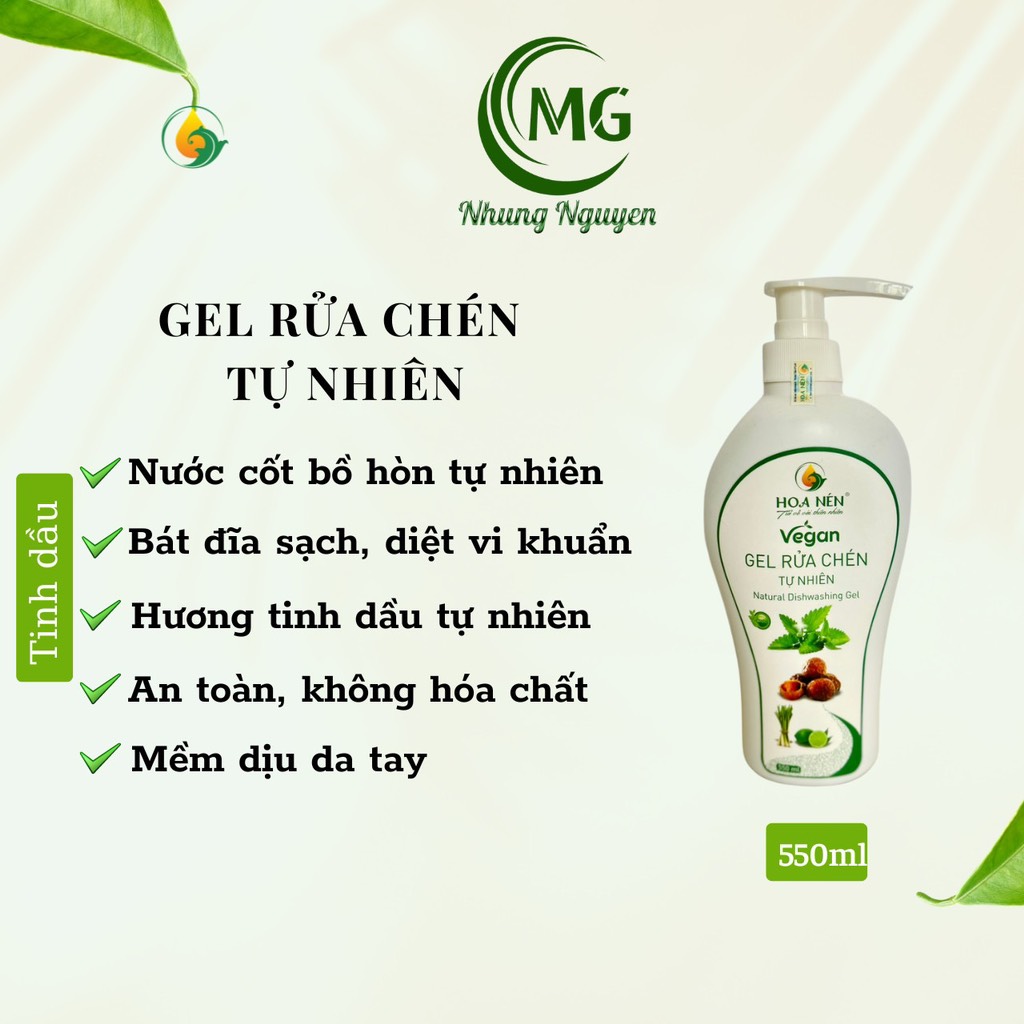 Gel rửa chén 550ml