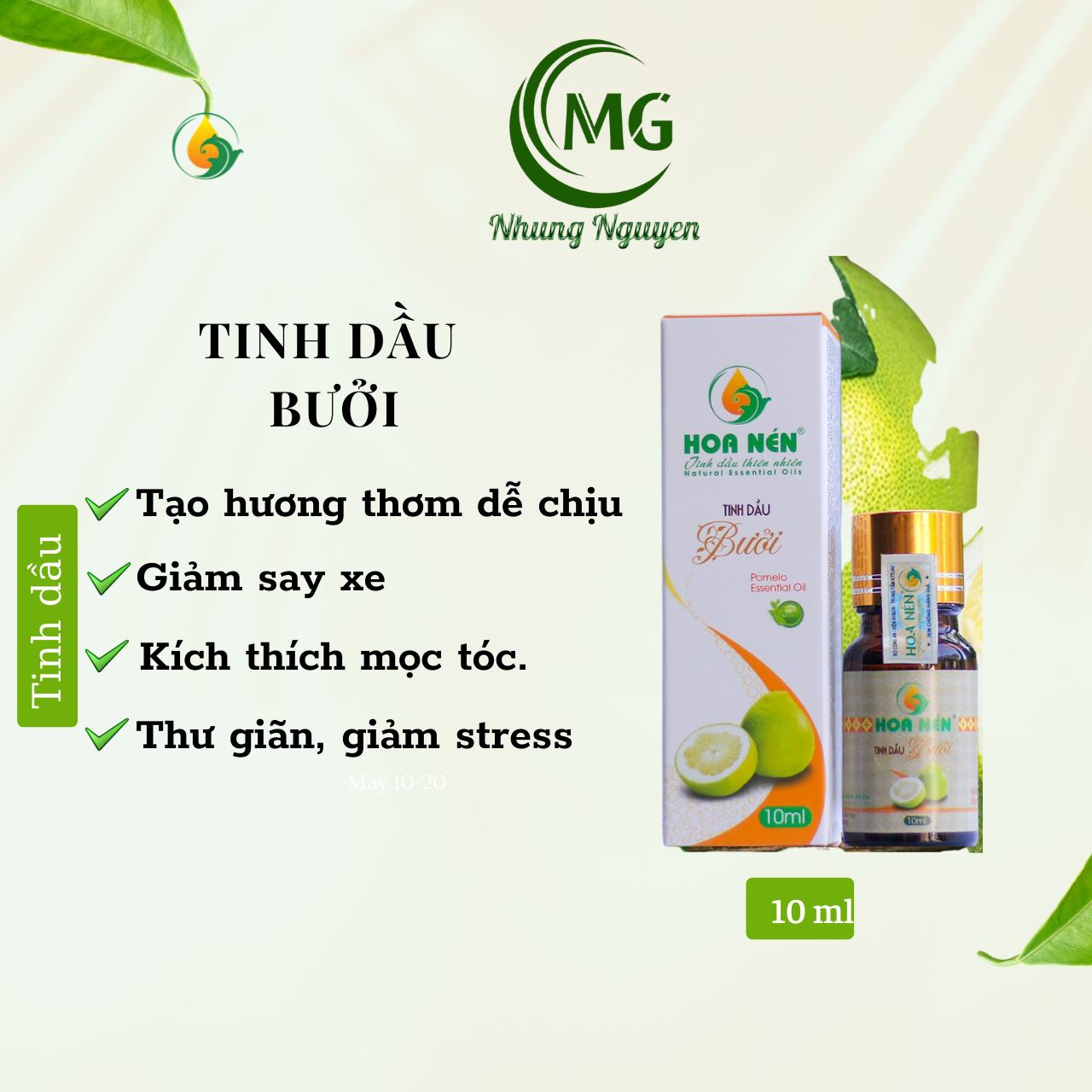 Tinh dầu Bưởi - Hoa Nén