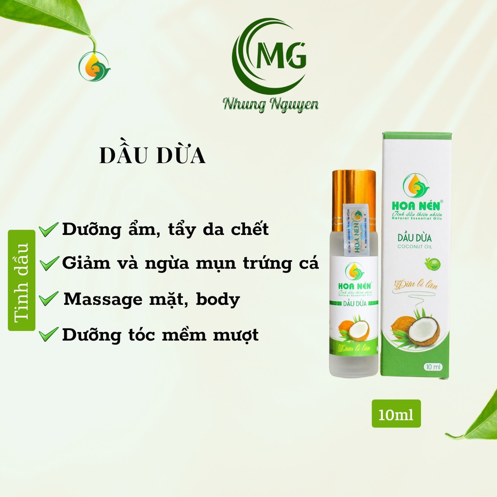 Dầu Dừa ép lạnh Hoa Nén