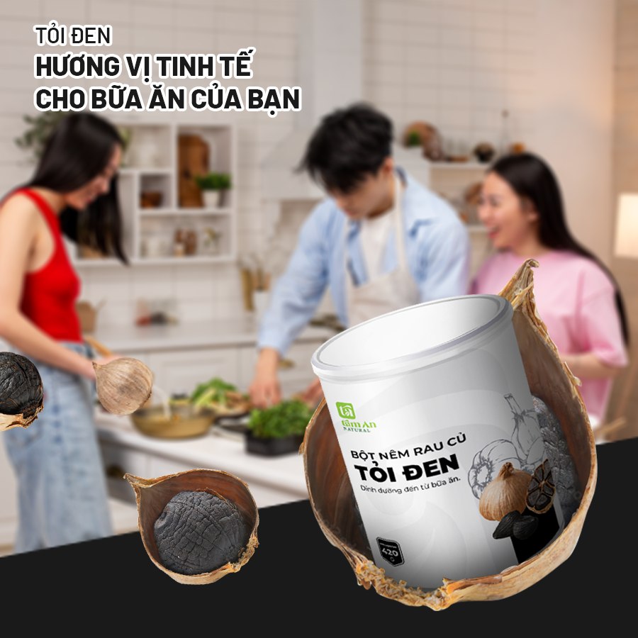Bột nêm rau củ tỏi đen 420g
