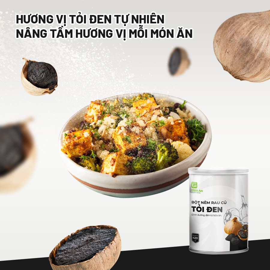 Bột nêm rau củ tỏi đen 420g