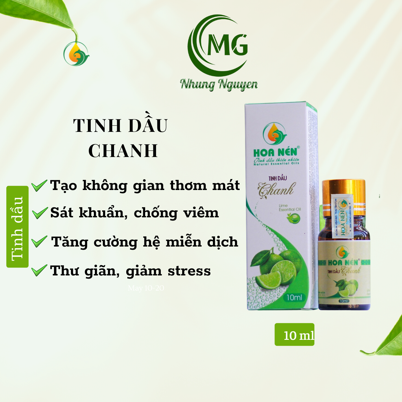 Tinh dầu Chanh - Hoa Nén