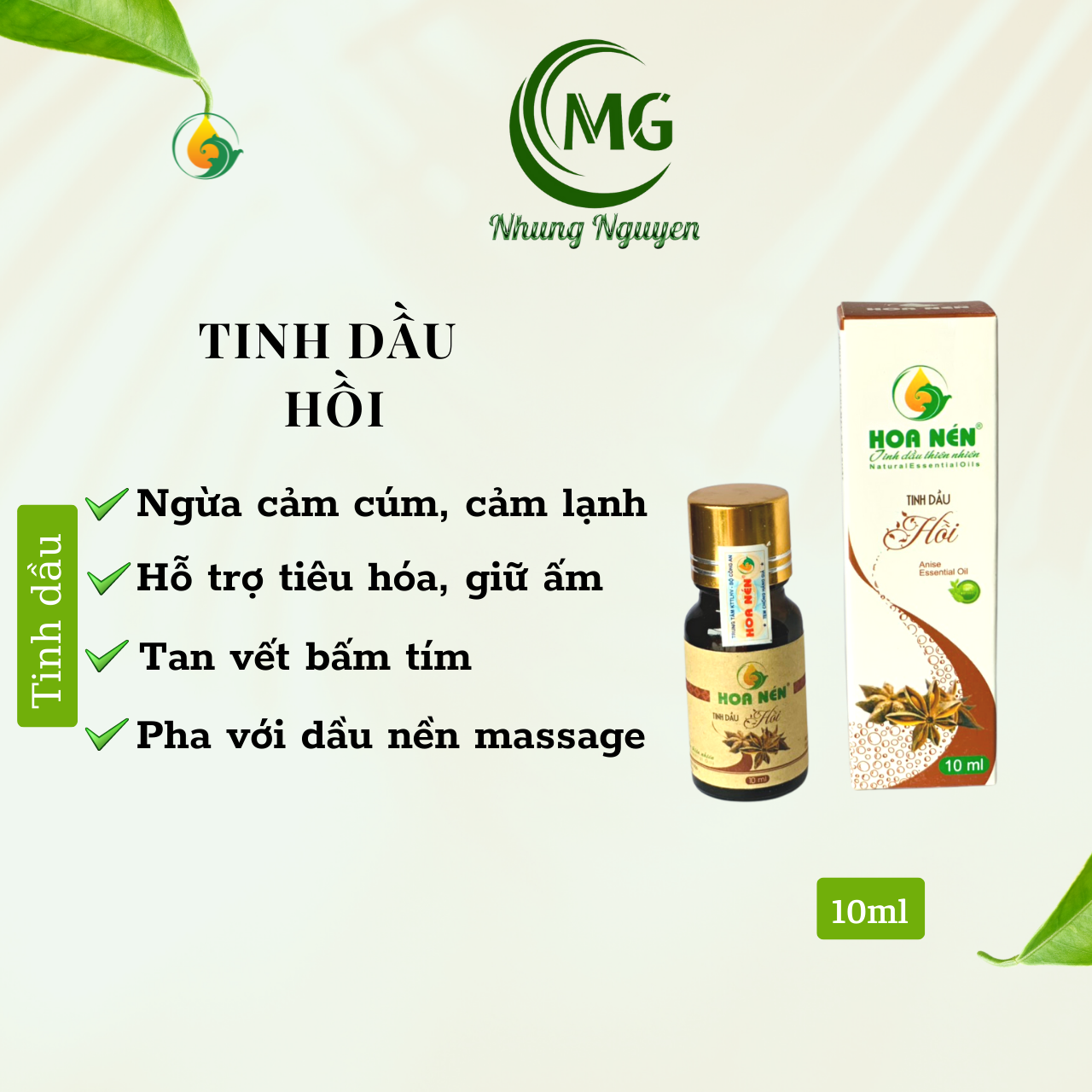 Tinh dầu Hồi - Hoa Nén