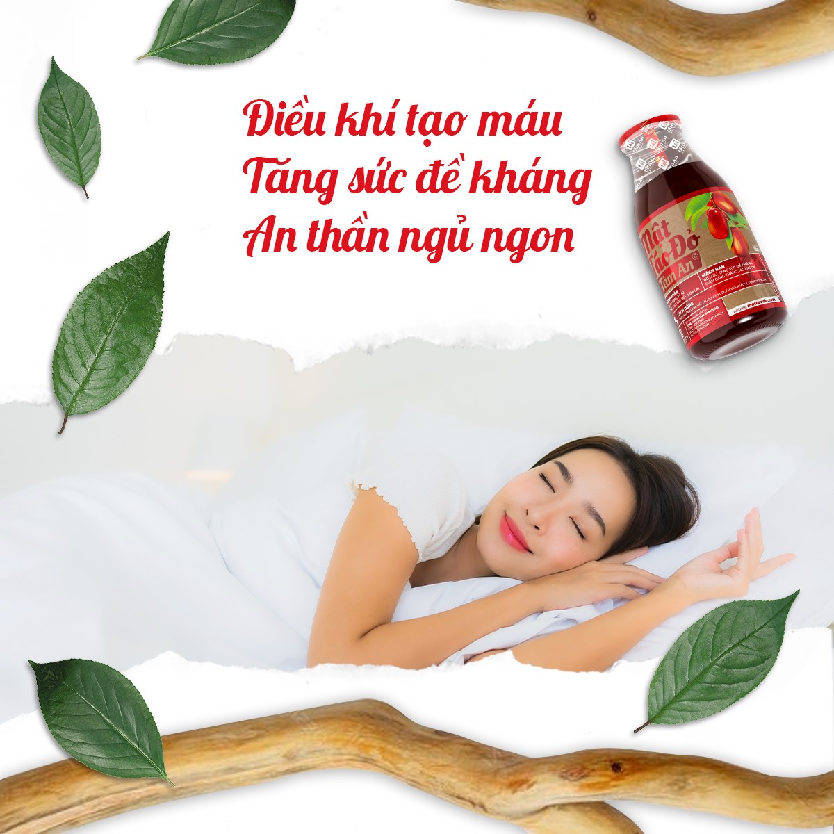 Mật táo đỏ Tâm An 250ml