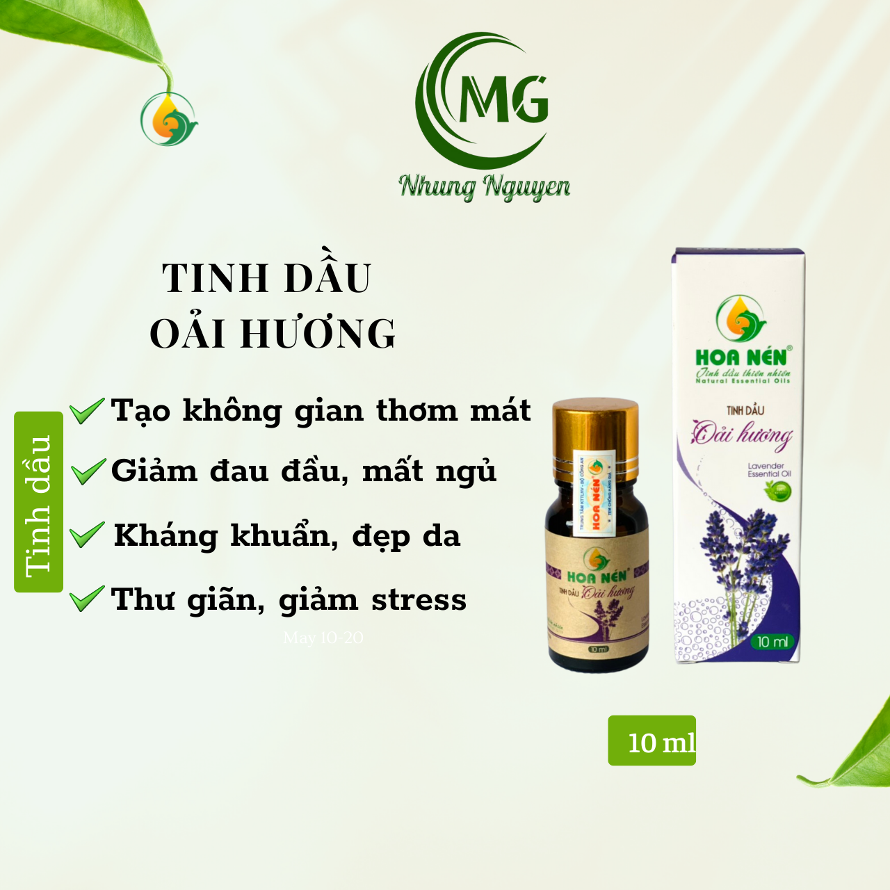 Tinh dầu Oải Hương - Hoa Nén
