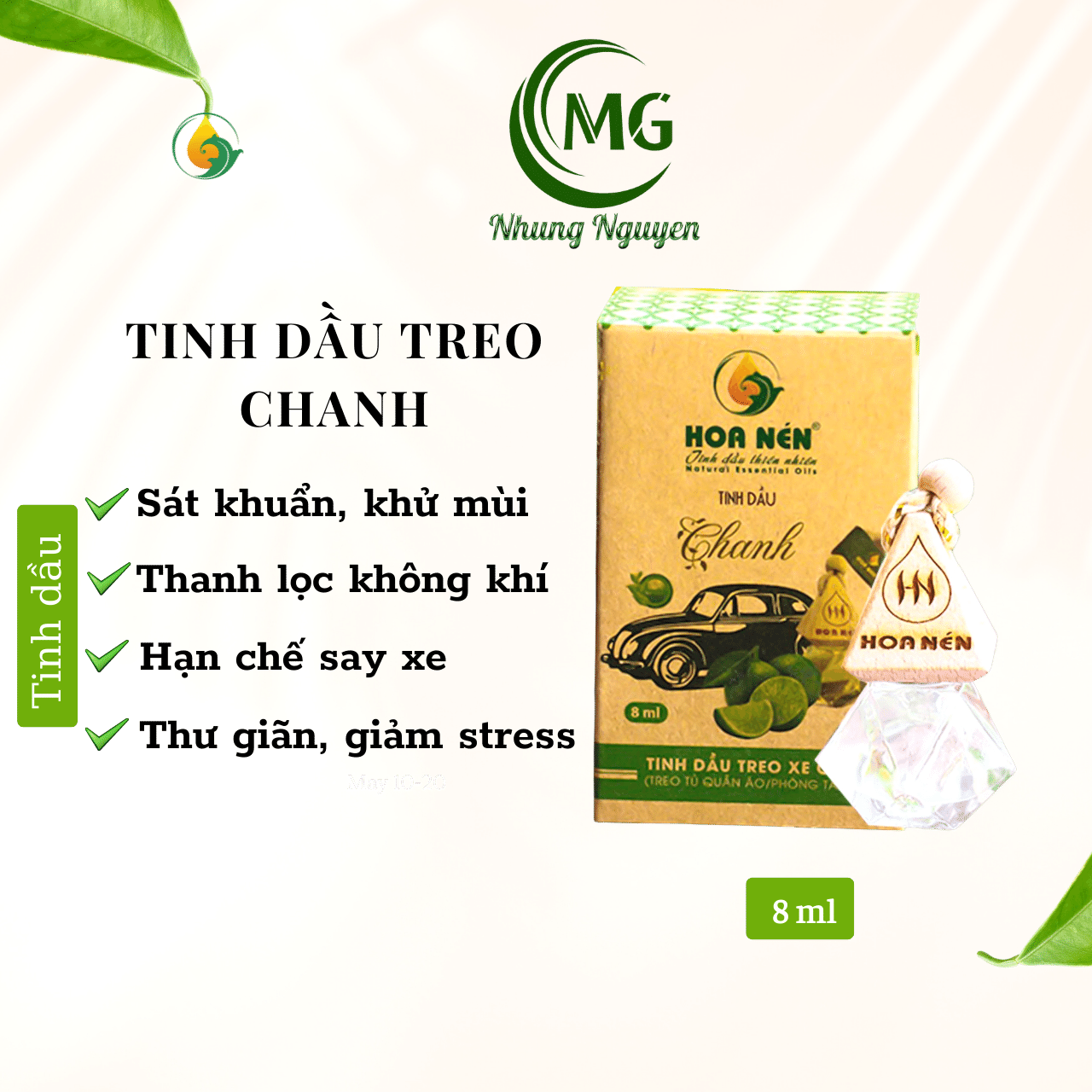 Tinh dầu treo Hoa Nén