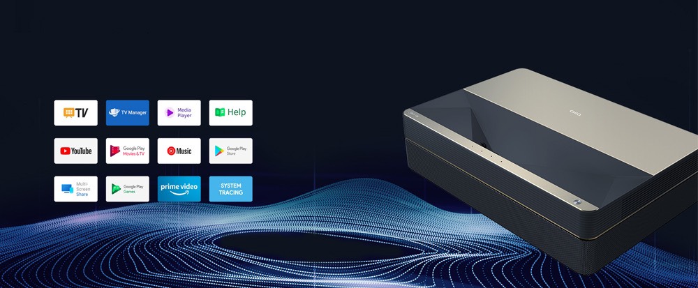ChiQ B8U 4K 2300Ansi bản quốc tế Androidtv 11