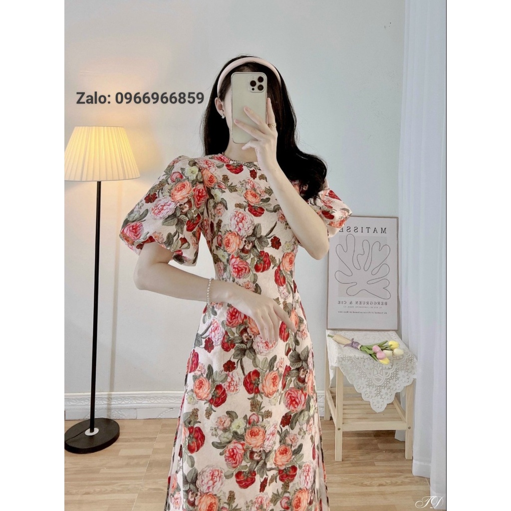 *Áo dài cách tân tay phồng mới nhất - Áo dài Đan Linh