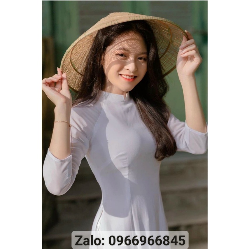Áo dài trắng, áo dài đồng phục học sinh- Áo Dài Đan Linh