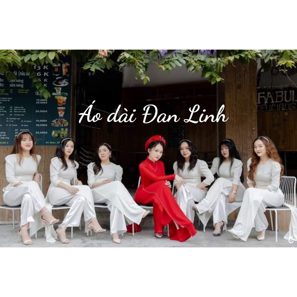 *Áo dài cưới, áo dài ăn hỏi, áo dài cô dâu đẹp - Áo Dài Đan Linh