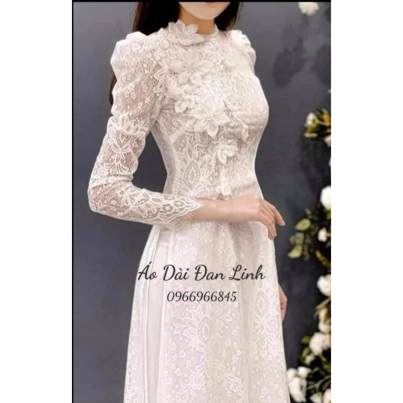 * Áo dài cưới, áo dài cô dâu, áo dài ăn hỏi đã giảm giá 50% - Áo Dài Đan Linh