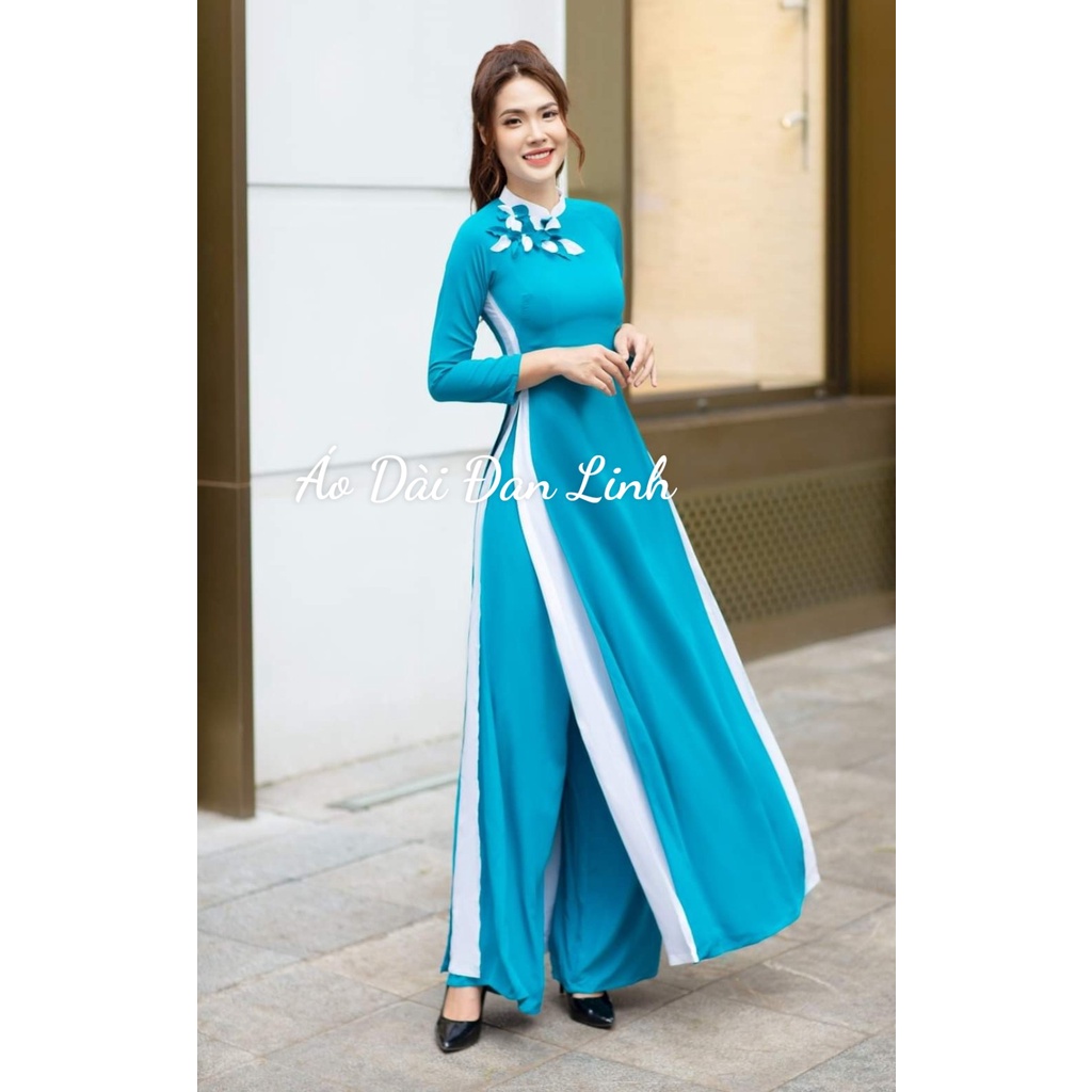Đủ màu xinh - Áo dài 4 tà may cách điệu trẻ trung - Áo Dài Đan Linh