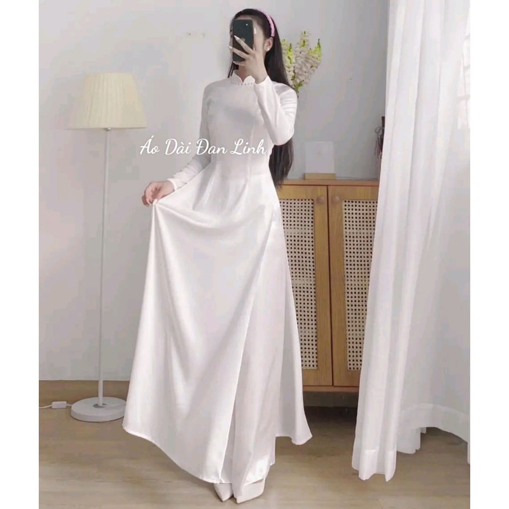 Đủ màu áo dài lụa dày mịn đẹp - Áo Dài Đan Linh