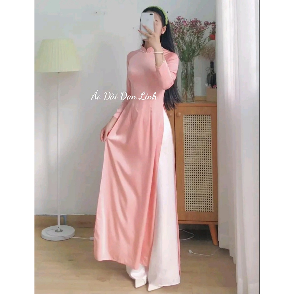 Đủ màu áo dài lụa dày mịn đẹp - Áo Dài Đan Linh