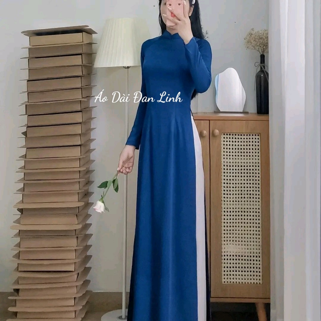 Đủ màu áo dài lụa dày mịn đẹp - Áo Dài Đan Linh