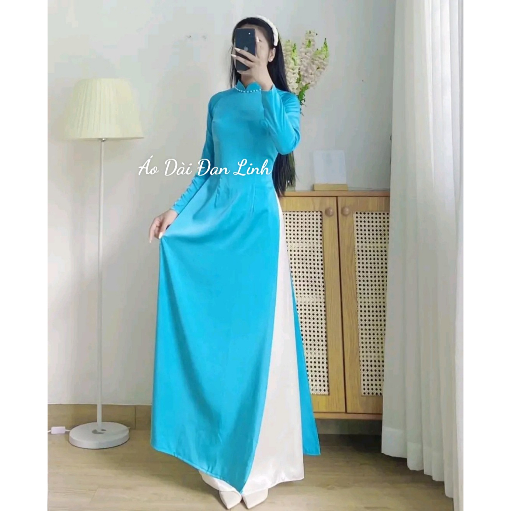 Đủ màu áo dài lụa dày mịn đẹp - Áo Dài Đan Linh