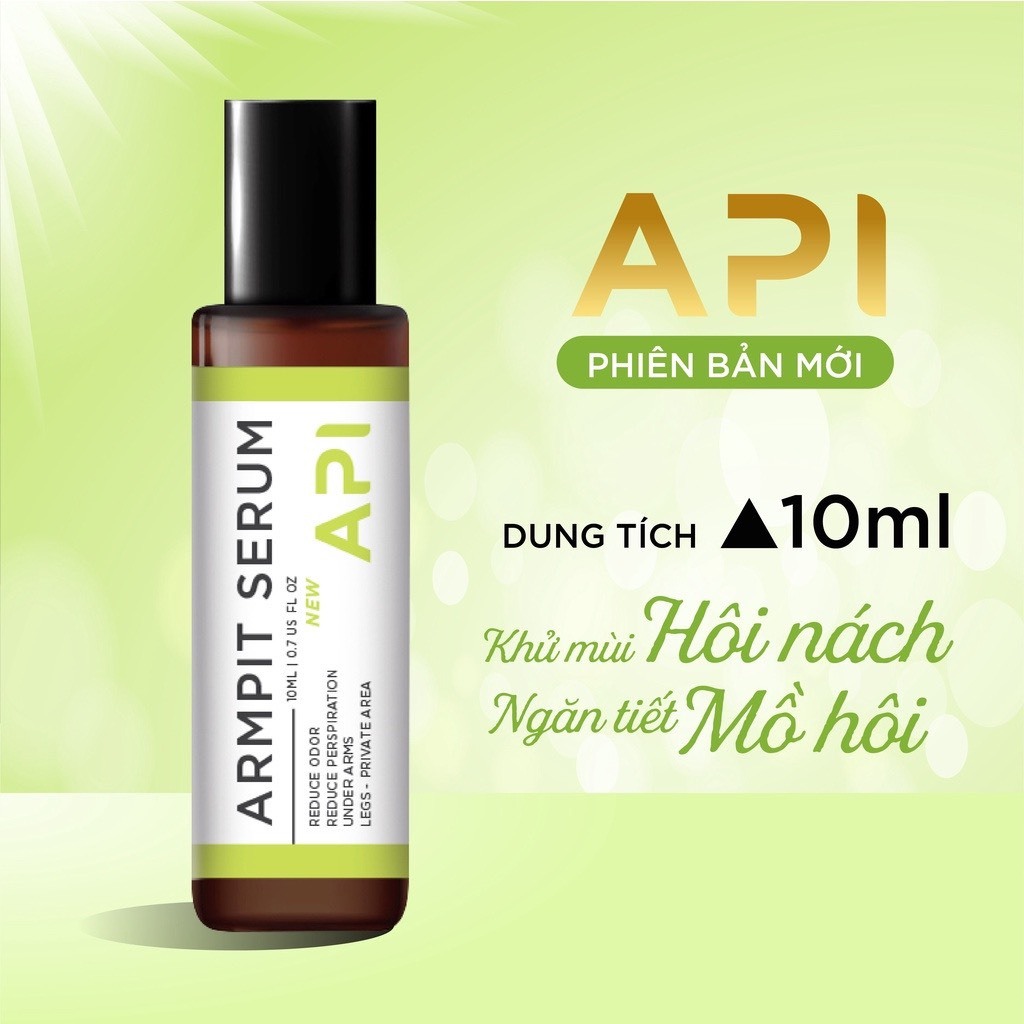 Son nách API chính hãng - Khử mùi hôi nách API - Lăn khử mùi ngăn tiết mồ hôi 72h