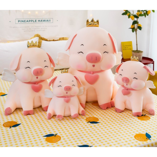 Gấu Bông Hợn Đeo Tim MIRANA Thú Nhồi Bông Cao Cấp, siêu co giãn siêu đàn hồi, Giữ nguyên form dáng bất chấp   Gấu Bông Hợn Đeo Tim MIRANA Thú Nhồi Bông Cao Cấp, siêu co giãn siêu đàn hồi, Giữ nguyên form dáng bất chấp