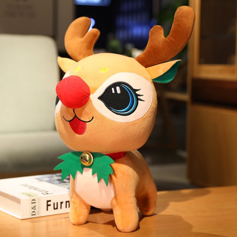 Gấu Bông Giáng Sinh Noel Tuần Lộc Chính Hãng Mirana