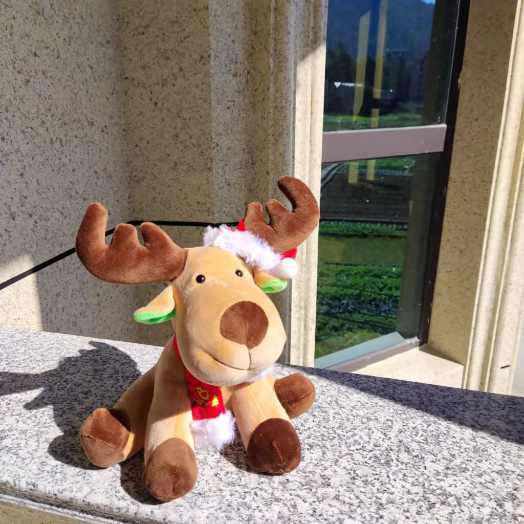 Gấu Bông Giáng Sinh Noel Tuần Lộc Chính Hãng Mirana