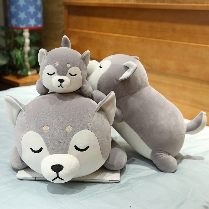 Gấu Bông Chó Shiba Nằm