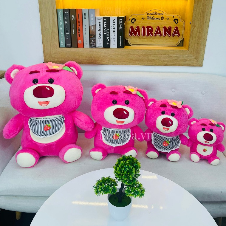 Gấu Bông Gấu Dâu Ngồi Lotso