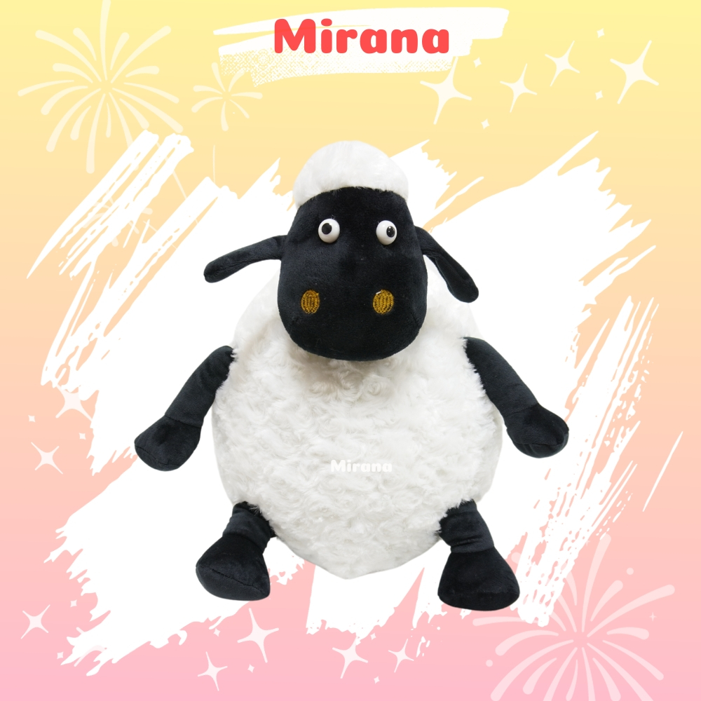Gấu Bông Cừu Shaun In The Sheep Mirana Chất Vải Siêu Mịn An Toàn Với Trẻ Em