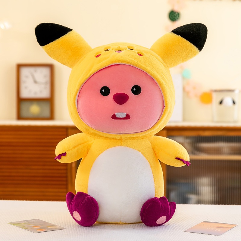 Gấu Bông Hải Ly Loopy Cosplay Mirana Đáng Yêu, Thú Nhồi Bông Loopy cao cấp chất vải siêu mịn