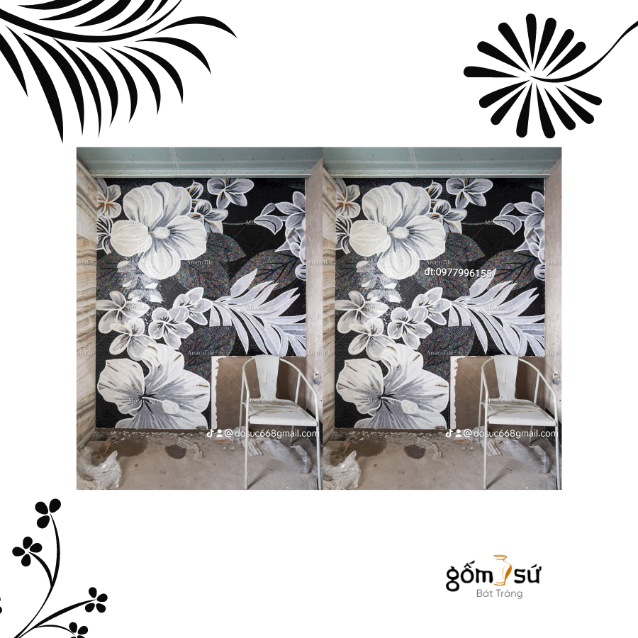 [DECOR][CAOCẤP] Tranh ốp gốm sứ-sang trọng