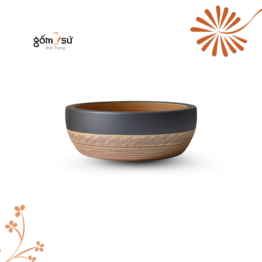 [Luxury] Chậu gốm rửa mặt lịch lãm sang /GBTSD03