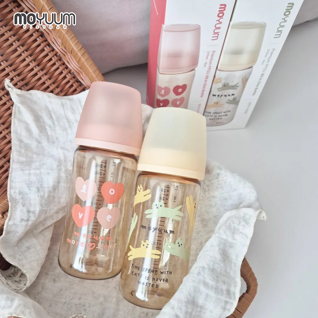Bình sữa PPSU Moyuum thế hệ 3 – Có thực sự xứng đáng để đầu tư?